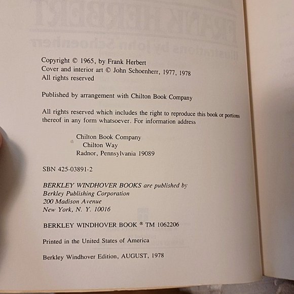 RARE BOOK: The Illustrated Dune by Frank Herbert, 1978 paperback ed, (F-G cond.) - Picture 12 of 16